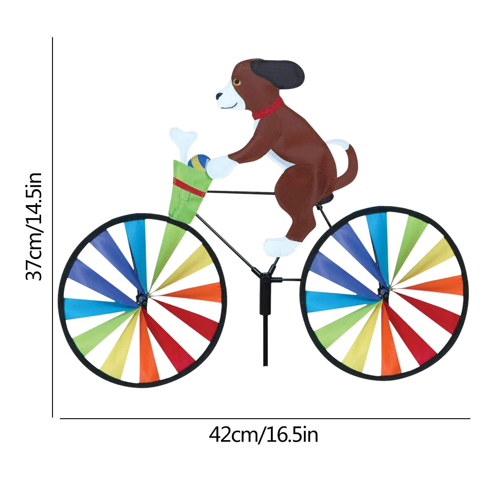 

Новый 1 шт. Мультяшный спиннер для велосипеда, Животное кошка собака Велосипед Садовый колышек, Декоративное украшение для улицы Балкон Патио Двор Газон