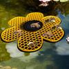 Estação Flutuante de Água para Abelhas Banho para Abelhas ao Ar Livre Estação de Bebedouro para Borboletas Bebedouro para Insetos em Forma de Flor para Jardim Alimentação de Abelhas Banho para Pássaros
