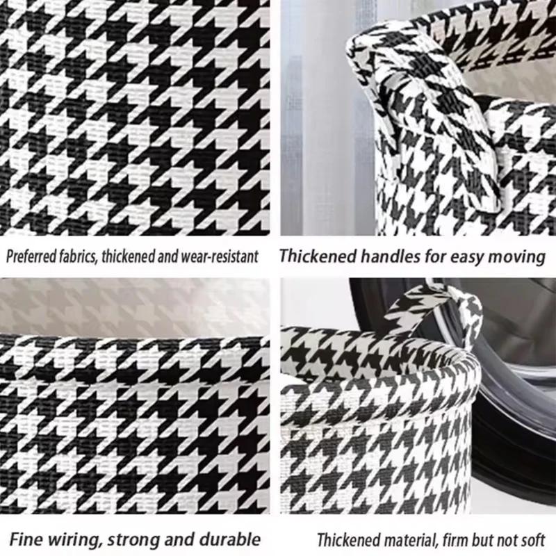 Foldable Dirty Laundry Large Size Dirty Cloth Storage Bucket Dirty Fabric Storage Basket for Waterproof Laundry Toy Organizer