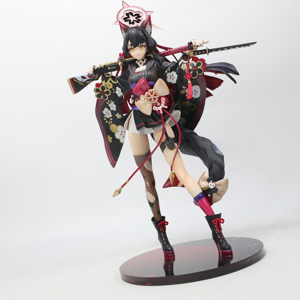 Wakamo Standing Position Game Girl Figure Model Statue Boys Collection Desktop Decoration Ornament Toy Gifts