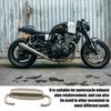 Motorcycle, Exhaust Pipe Spring, Stainless Steel Muffler Spring, Heat Resistant 272°F (1,200°C), Universal Use,
