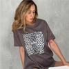 Vintage American Casual Women's Loose Short Sleeve Fashion T-shirt