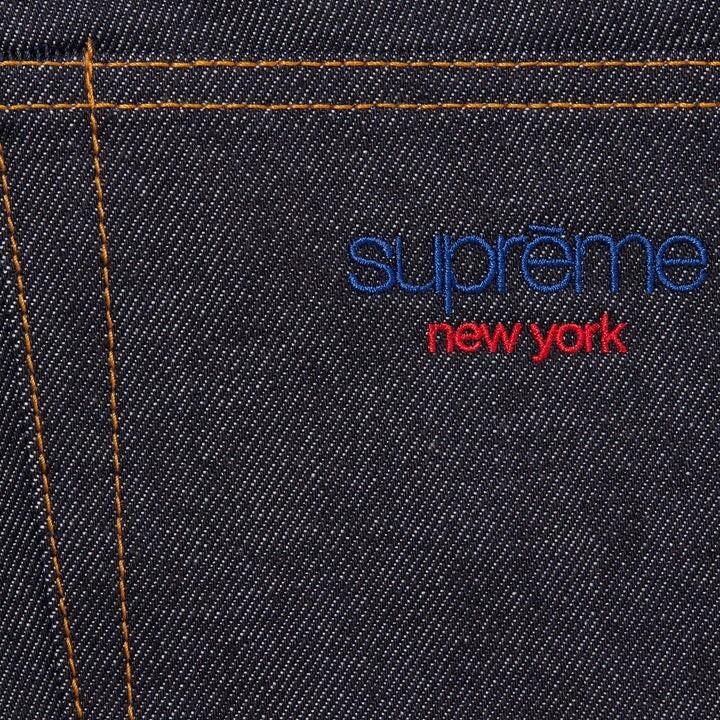 Supreme Rigid Baggy Selvedge Denim Short Rigid Indigo