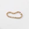 14K Hollow Italian Spica Chain Ring