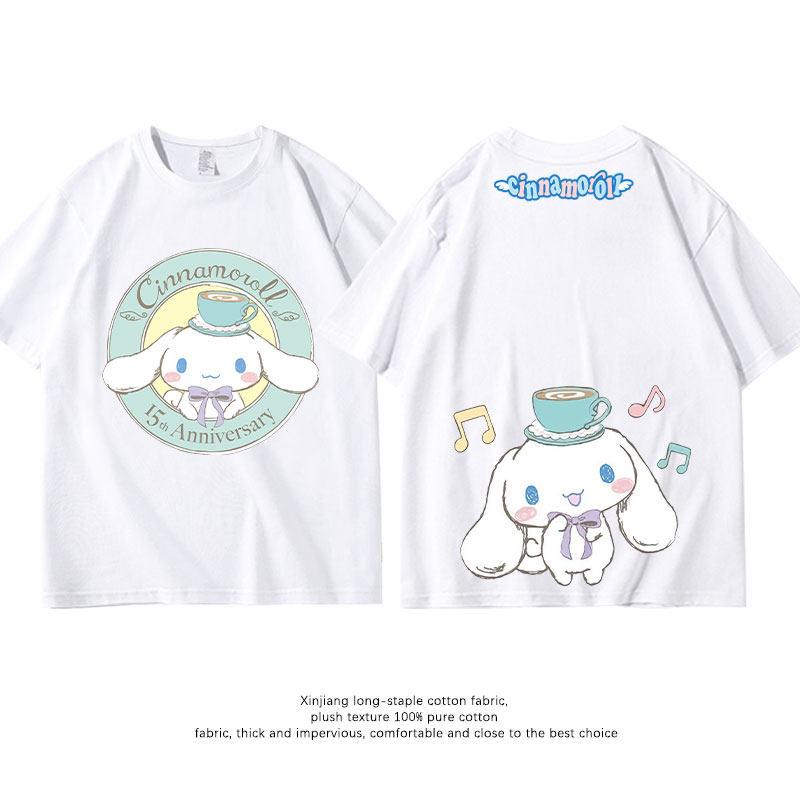 

Leisure Childrens Tshirt Yuguigou Pure Cotton Fashion Trend Doublesided Printed Parentchild Outfit Round Neck Tshirt L