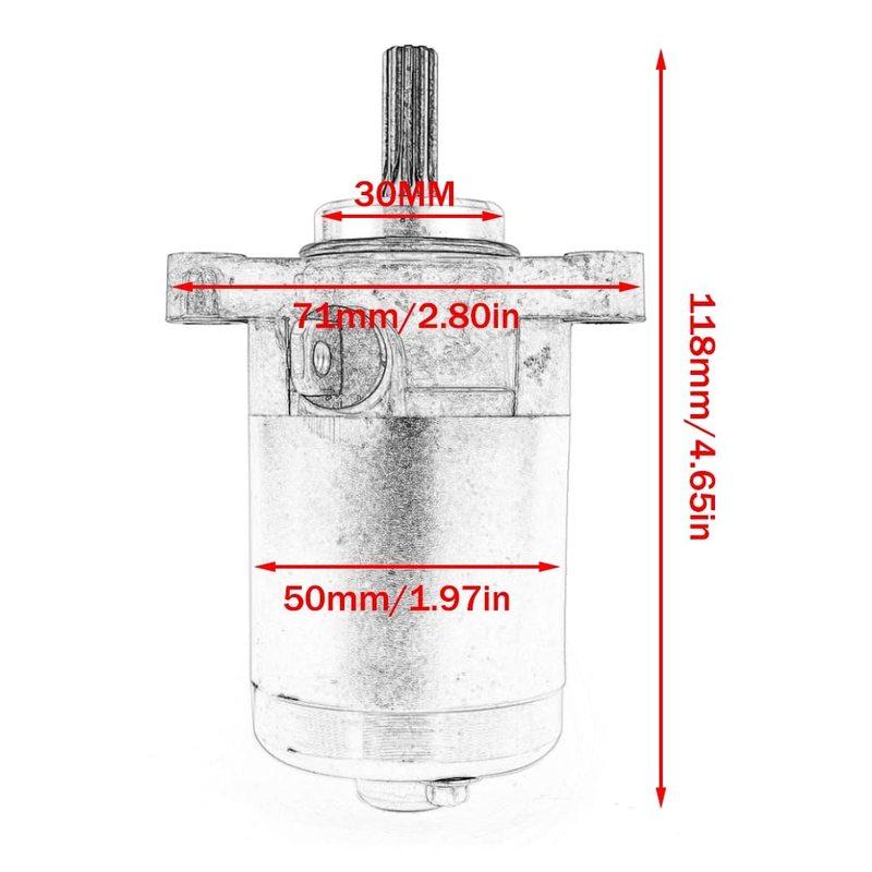 Starter Motor 54P-H1890-02 B7A-H1890-00 54S-H1890-03 For Yamaha GPD125 GPD150 N-MAX LTS125 MW125 MWS125 MWS150 Tricity 125 150
