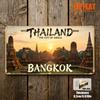 D-Moll D-Moll D-Moll D-Moll D-Moll Drucken PC Bangkok Thema Vintage Schild Heimdeko Geburtstagsgeschenk Geschenk für