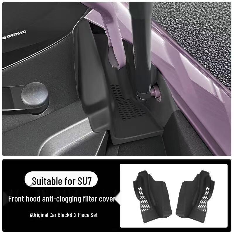 

Dustproof Net for Hood and Front Cabin Water Guide - Anti-Clogging Cover for Xiaomi SU7 (24-26 Models)