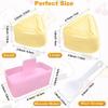 Onigiri Mold, 3 Pack Rice Mold Musubi Maker Kit, Musubi Press Mold, Classic Triangle Rice Ball Mold Maker Sushi Mold for Kid Lunch Bento, Home DIY