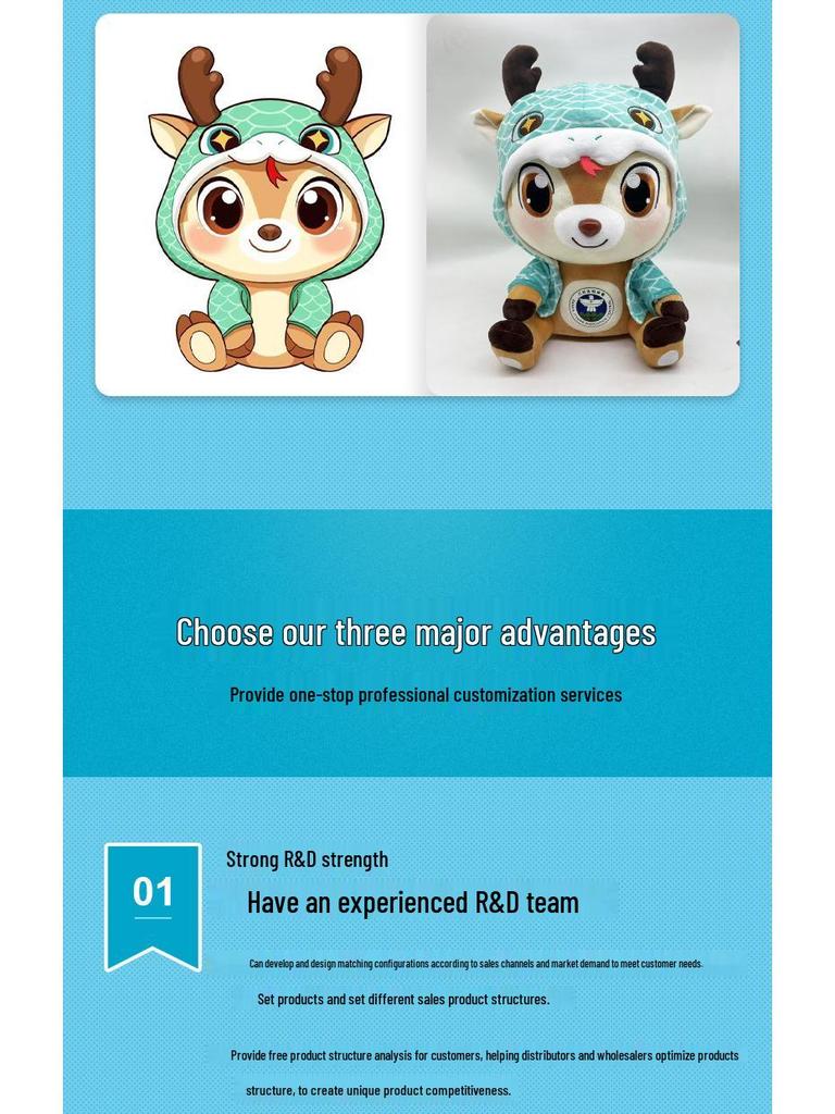 Custom Cartoon Anime Plush Toy Dolls for Children – Cotton Parent-Child Figures