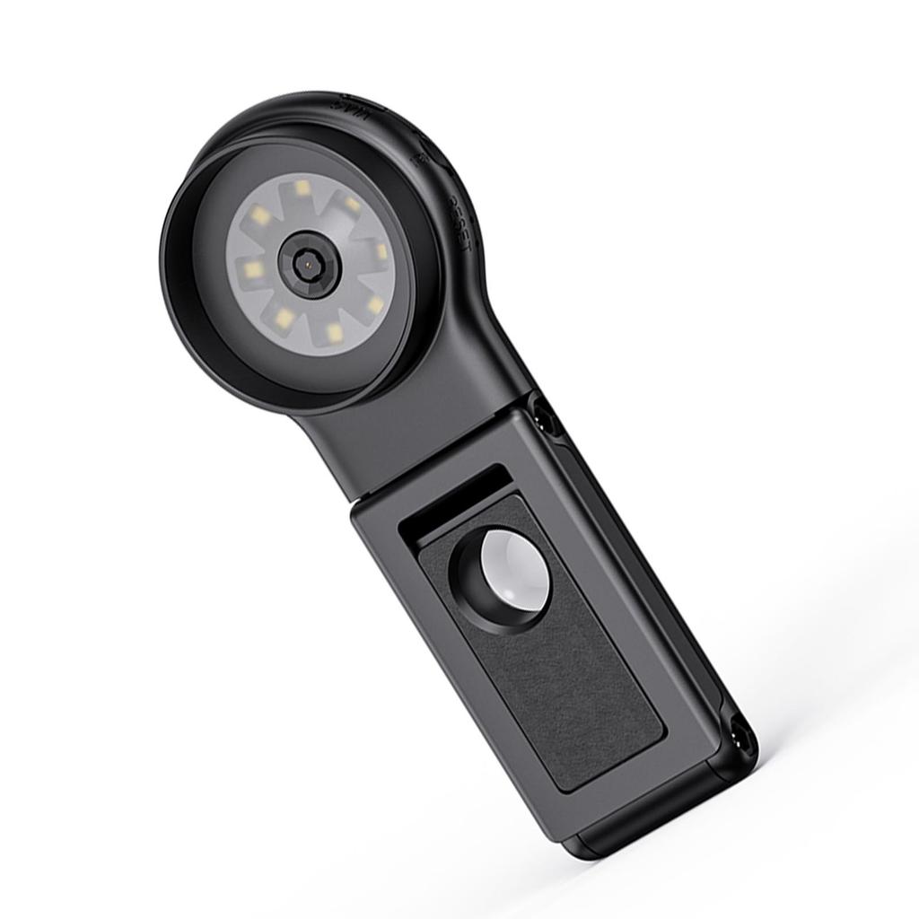 Kids Microscope Toy 2 Inch Screen 1080P 500X Magnification with Built in Foldable Stand