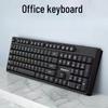 Wired Silent Mechanical-Feel Keyboard and Mouse Set for Desktop and Laptop