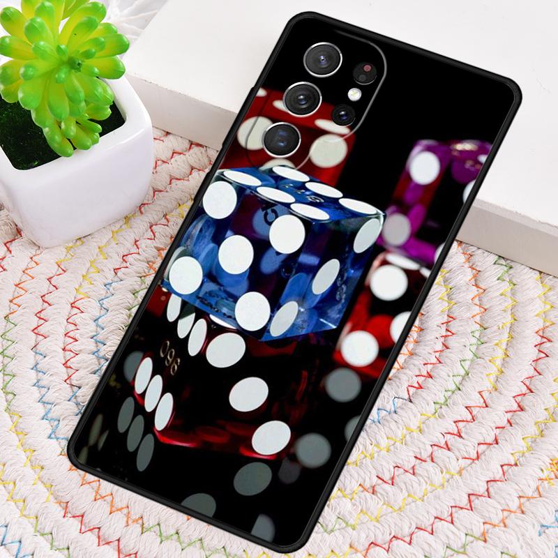 Dices Poker Casino Phone Case for Samsung Galaxy note 10 pro S26 Ultra S23 S24 FE S25 S21 S22 PLUS shockproof Cove