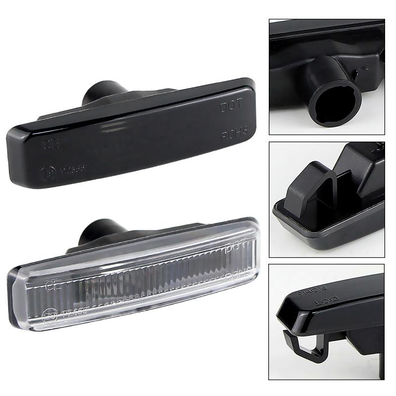 2PCS Only Covers Car Fender Indicator Light Housing Without Bulbs For BMW 5 Series (E39) 525i | 528i | 530i | 540i | M5 95-03