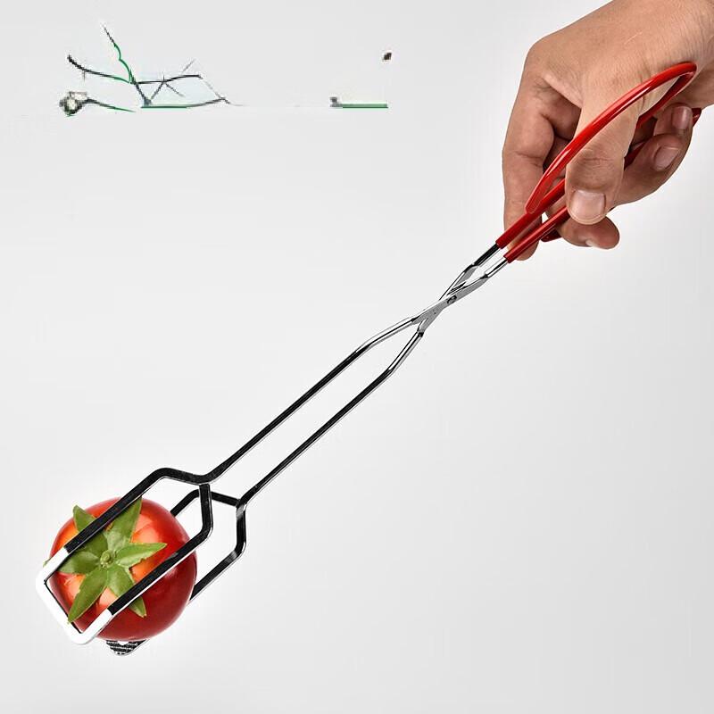 ZISIZ Stainless Steel Food Tongs - Set of 3