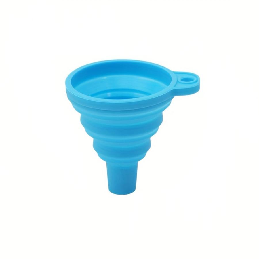 

1pc Collapsible Mini Funnel | Portable Multi-Functional Kitchen Tool for Oil & Liquid Transfer, Food-Safe Plastic, Ideal