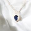 London Blue Topaz Gemstone 925 Sterling Silver Jewelry Handmade Pendant 1.01" PP-56-8