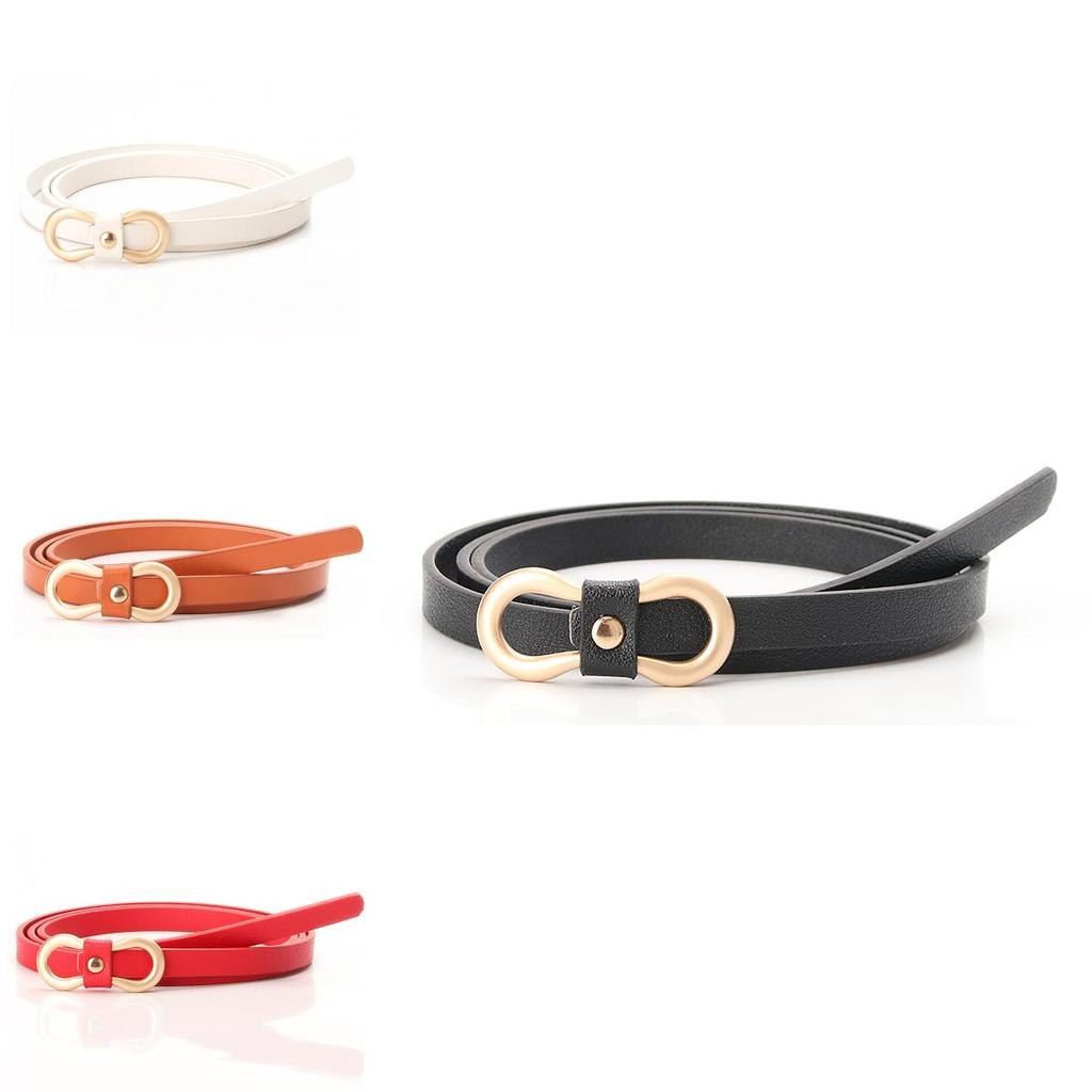 Pu Womens Fashion Waist Belt For Jeans Dresses With Alloy Buckle For Daily Use