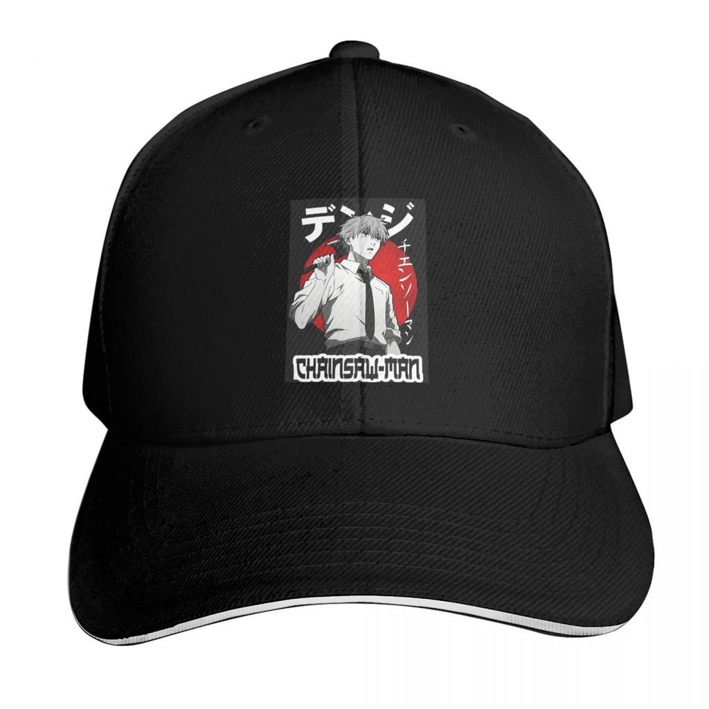 Pochita Ramen Chainsaw Man Anime Cap Fashion Casual Baseball Caps Adjustable Hat Hip Hop Summer Unisex Baseball Hats