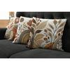 Brown Retro Plant - Style Pillowcasebedroom Living Room Sofa Home Decor Polyester Cushion Cover With Zipper