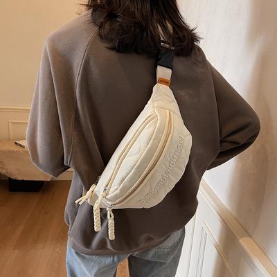 Bolsa de cintura para telemóvel marca da moda bolsa de peito feminina japonesa simples e leve mochila pequena de ombro bolsa mensageira feminina para lazer desporto