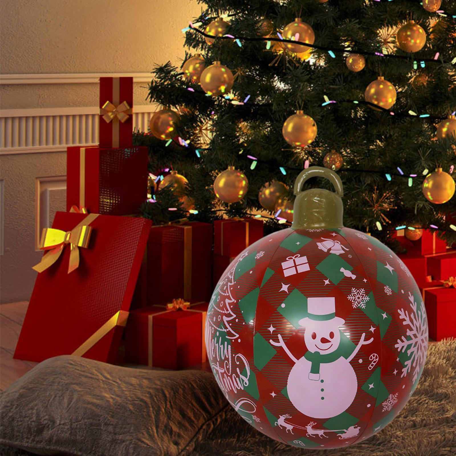 

19-дюймовый надувной рождественский шар из ПВХ, декоративный, многофункциональный, для использования в помещении и на открытом воздухе Style E