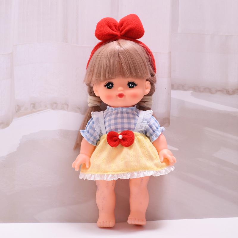 25cm Milu Tang Dynasty Doll Clothing Set - Changeable Top and Overalls