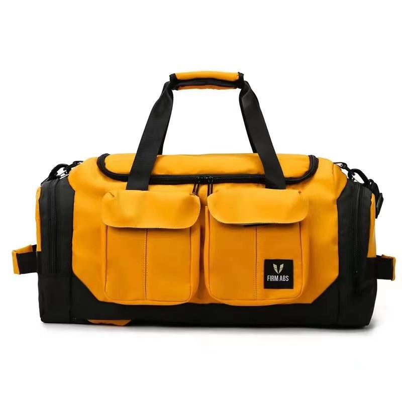 Multifunctional large-capacity travel bag, portable sports yoga fitness bag, men s and women s wet and dry separation backpack One Size