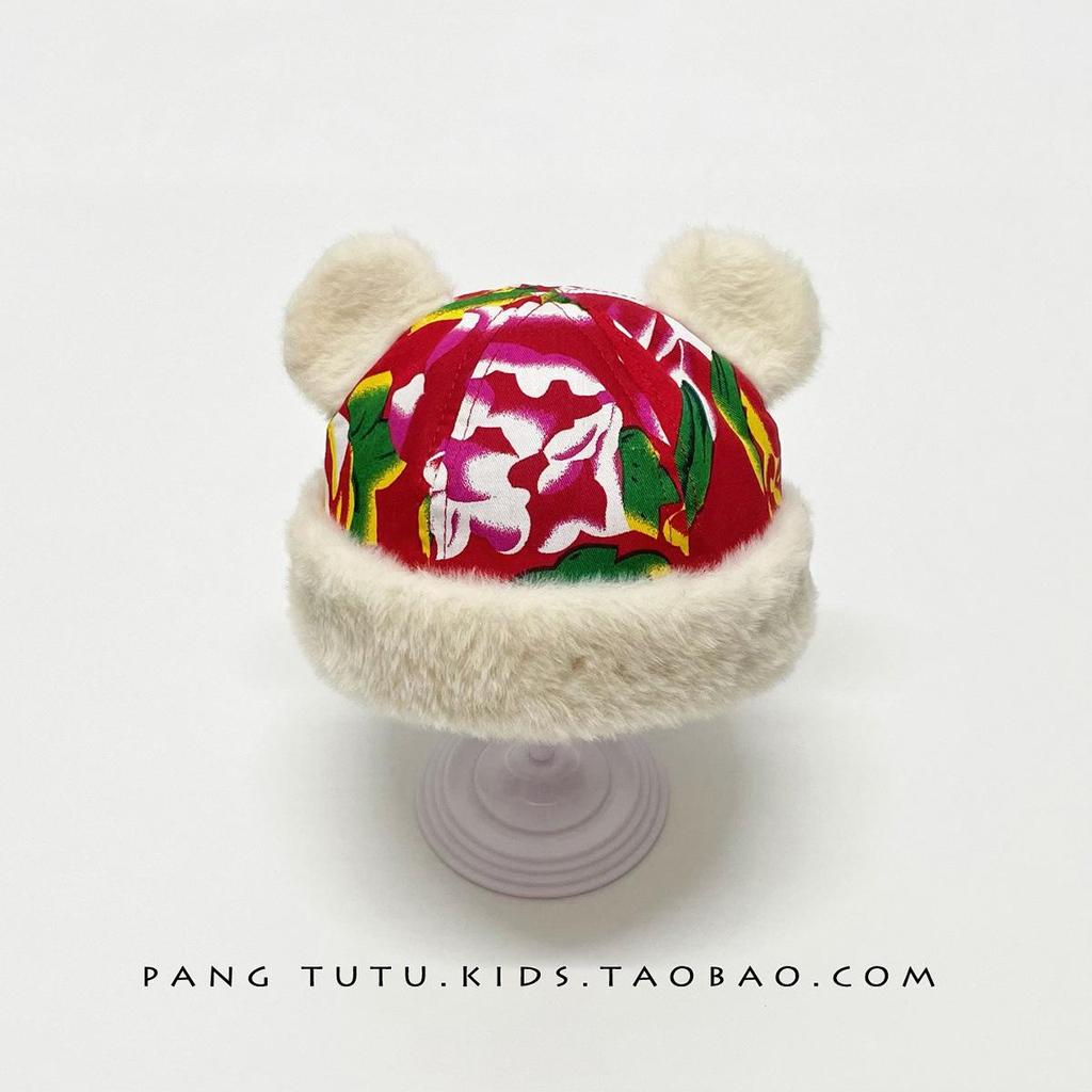 Winter Velvet Baby Hat with Ear Flaps – Toddler's Cozy Lei Feng Style