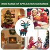 Christmas Cute Goat Home Party Decor 2D Christmas Tree Ornaments For Home Xmas Decoration Party Supplies