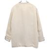 OLD 90s Linen Blend Long sleeve No color jacket 44 Beige Women Used