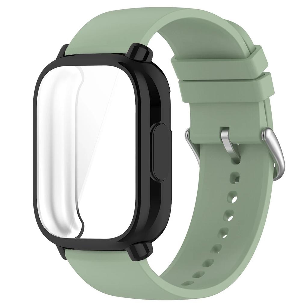 22mm Silicone Strap With Case For Xiaomi Redmi Watch 5 Active Lite Smart Watch Wrist Band And Case For Redmi Watch 5 Lite Active