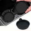 Leak-proof Silicone Car Cup Coaster - Anti-slip Round Interior Mat