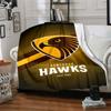 Coperta in Flanella con Stampa Hawthorn Hawks di Alta Qualità, Calda e Confortevole, Coperta per Tutte le Stagioni, Perfetta per Regali, Decorazione per la Casa