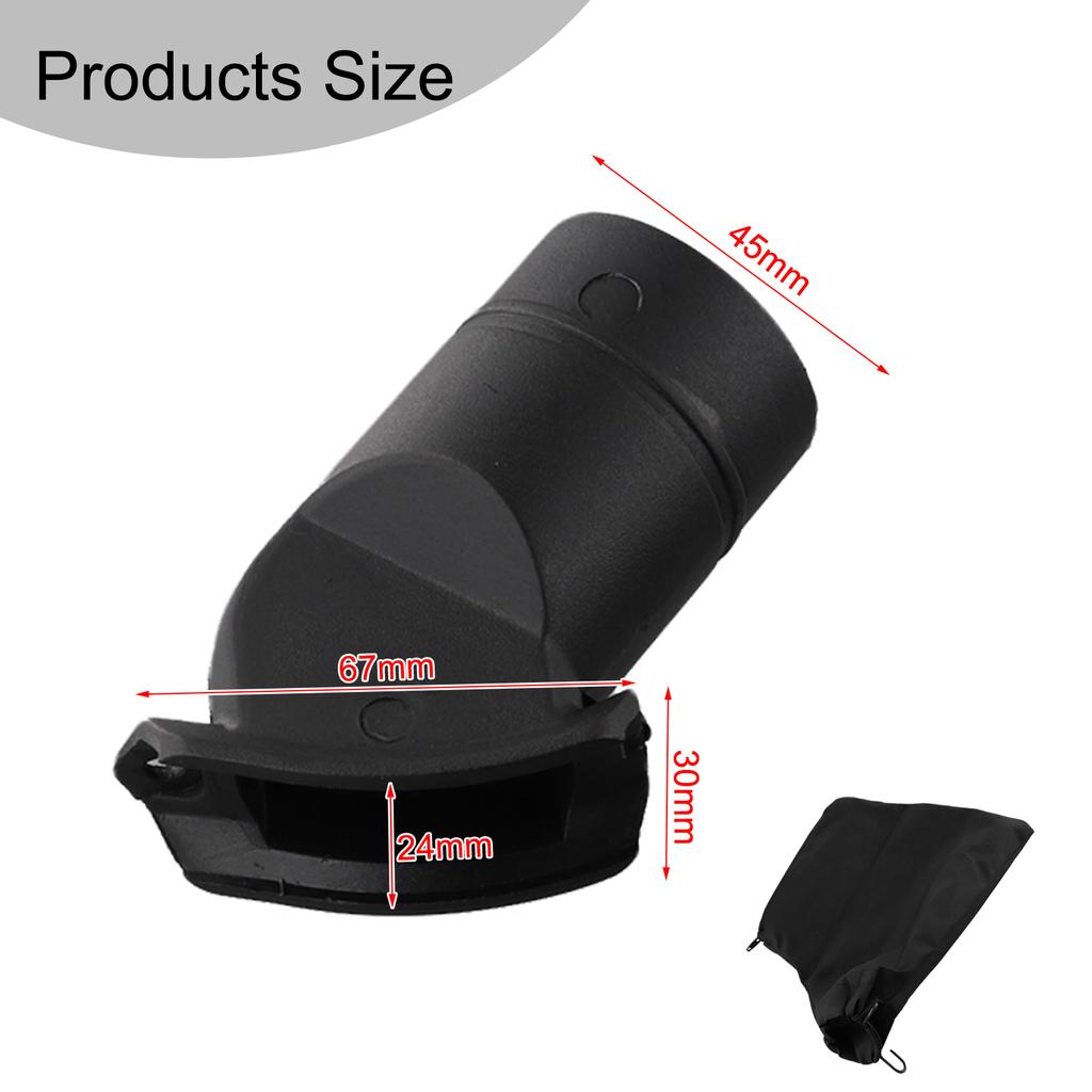 Anti-dust Cover Bag And Connector For 255 Miter Saw Belt Sander Parts Parallel Air Outlet Power Tool Accessories