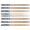 8 Pairs Bamboo Chopsticks Reusable Classic Japanese Style Chop Sticks Set for Home Restaurant
