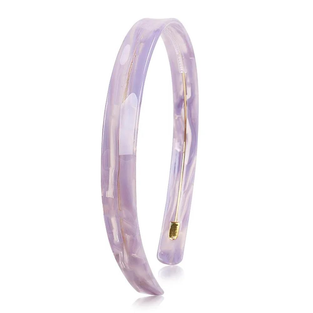 

Strong Hold Grip Headband Acetate Hair Accessories Fashion Hair Band Light purple