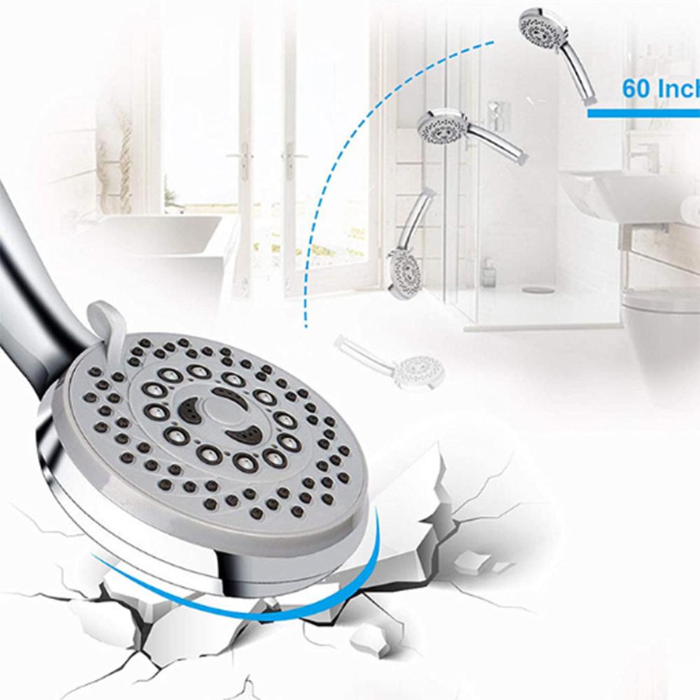 1pc - Fashionable handheld shower head - five level shower head, bathroom accessory, very suitable for home use