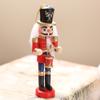 6pcs/set Figurines Soldier Puppet Pendant Painted Nutcracker Doll Nutcracker Puppet  Car Pendant