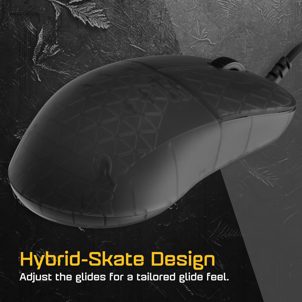 Endgame Gear XM2 Gaming Mouse, 8k, 8000Hz Polling Rate, Kailh GX Switches, PixArt PAW3395 Sensor, 52g, Dark Frost (EGG-XM2-8K-DF)