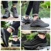 Mens Springtime Fall Outside Athletic Shoes With Rotating Buckle Convenient Plush Comfort Anti Slip Trekking Shoes Large Size 39-48