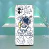 Astronaut Universe Clear Case For Xiaomi Mi Poco X3 NFC M3 Pro F3 F1 11 Lite 12 Note 10 11T 9T Transparent Phone Cover