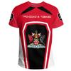 Trinidad et Tobago Maillot T-shirt Homme Col Rond Surdimensionné Manches Courtes Vêtements Homme Impression 3D Drapeau TT Maillot Équipe de Football GYM