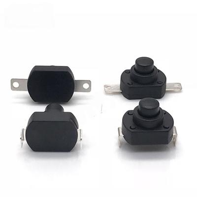 BHBL Flashlight Switch Button Power Self-Locking 6A Flashlight Button Ship-Type High Current Press To Power On 17.8mm