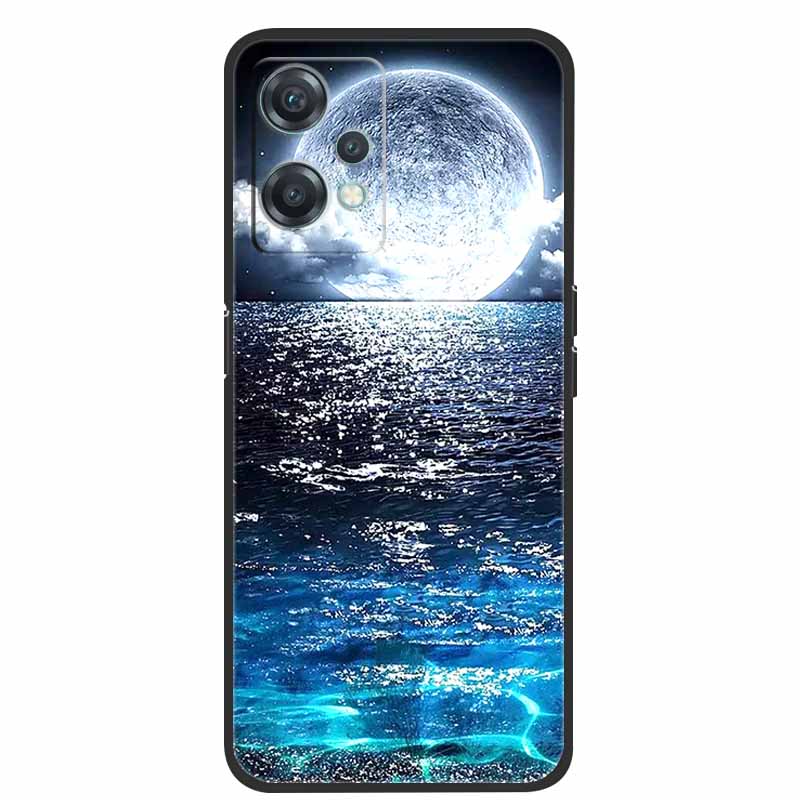 For OnePlus Nord CE 2 Lite 5G Cases Black Silicone Luxury Bumper TPU Case Cover Capa For OnePlus Nord CE 2 5G Shockproof Cases