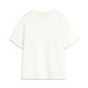Li-Ning Simple Versatile Round Neck Loose Fit Letter Logo Drop Shoulder Short Sleeve T-Shirt Men Tops Off-White AHSV479-1