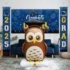 1Pcs 150cm Large Stand Graduation Brown Yellow Owl Doctor Balloons Graduation Party Decorations Balloon