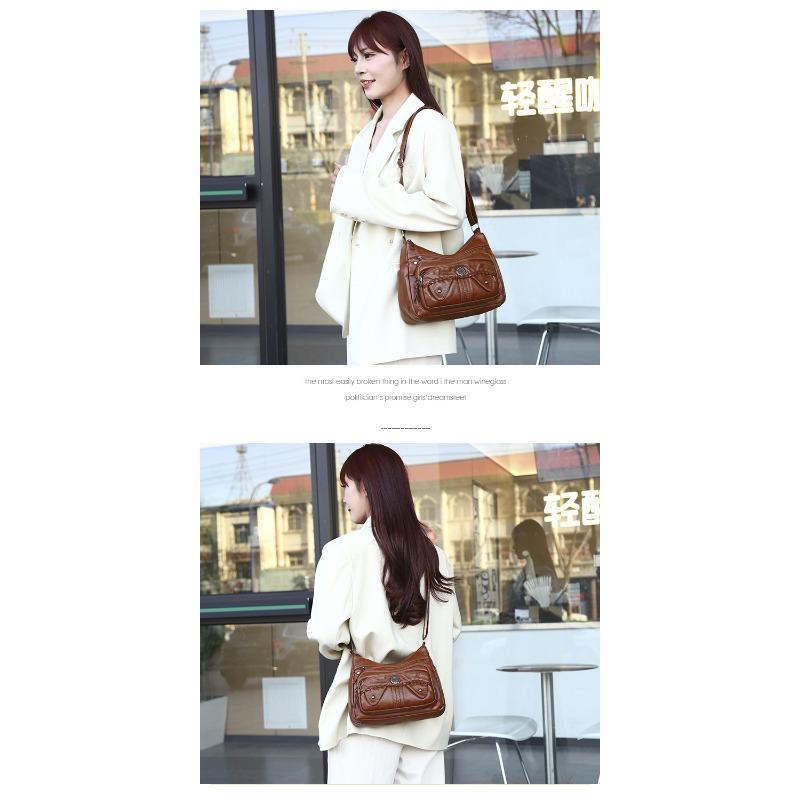Multi Layer Large Capacity Single Shoulder Crossbody Bag