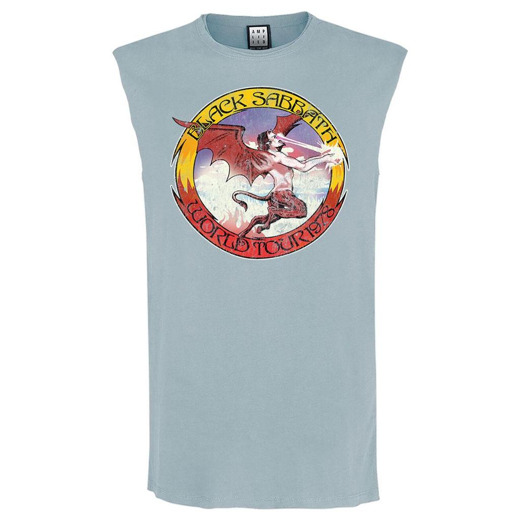 Amplified Unisex Adult World Tour Black Sabbath Tank Top