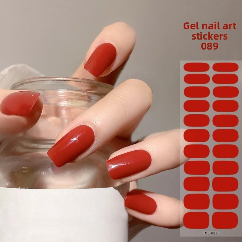 Nail Polish Stickers Without Baking, Nail Polish Glue, Nail Stickers for Manicure